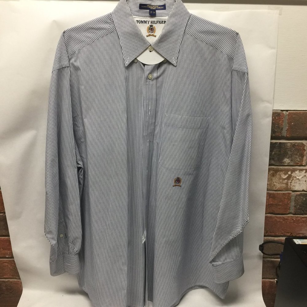 Tommy Hilfiger Long Sleeve Men Dress Shirt  17/34